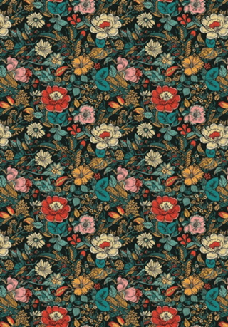 Floral Escuro Miudo