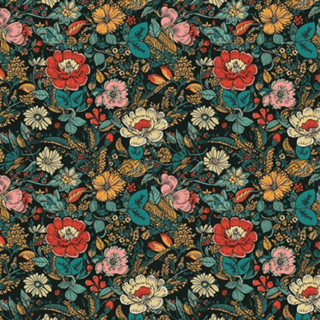Floral Escuro Miudo