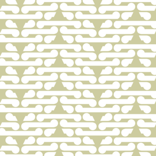 Green pattern modern mid century geometric