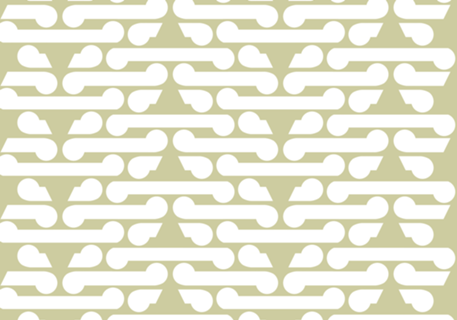 Green pattern modern mid century geometric