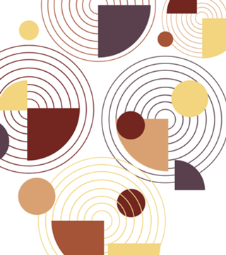 Geometric minimal abstract brown pattern