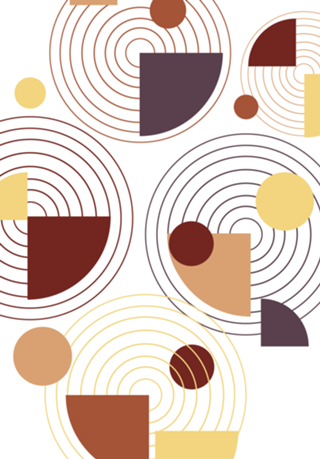 Geometric minimal abstract brown pattern