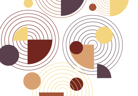 Geometric minimal abstract brown pattern