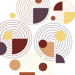 Geometric minimal abstract brown pattern