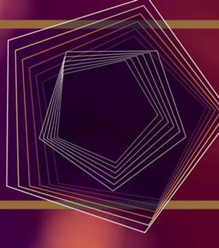 Roxo geométrico abstrato Vinho ouro luxe