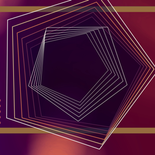 Roxo geométrico abstrato Vinho ouro luxe