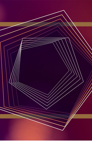 Roxo geométrico abstrato Vinho ouro luxe