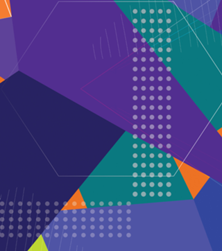 Purple Geometric Abstract colorful pattern