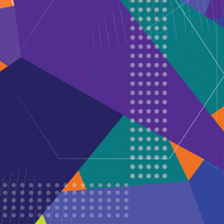 Purple Geometric Abstract colorful pattern