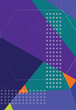 Purple Geometric Abstract colorful pattern