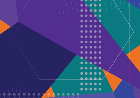 Purple Geometric Abstract colorful pattern