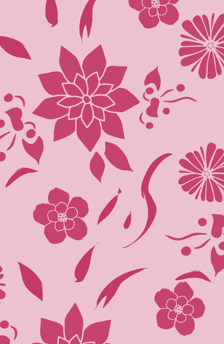 Estampa Primavera Rosa