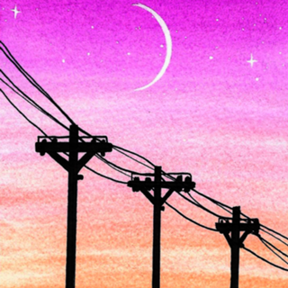 Moon Sunset