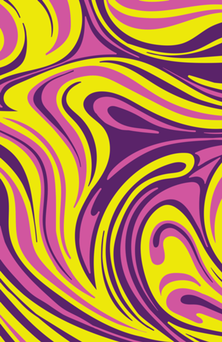 Fluido Amarelo e Roxo