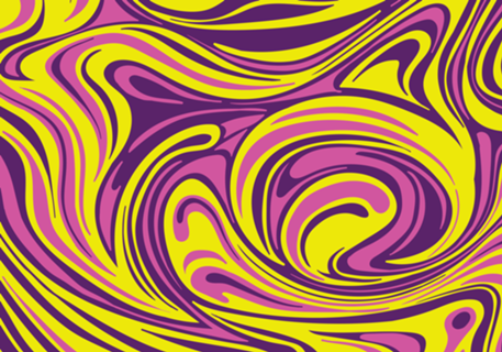 Fluido Amarelo e Roxo