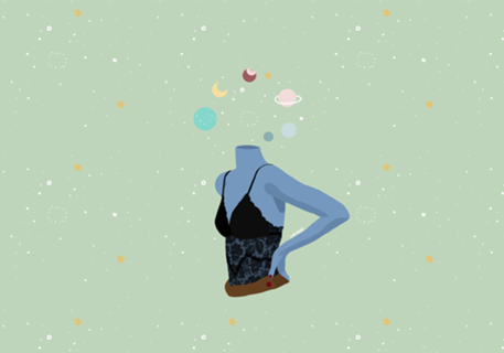 (lost my) head in space