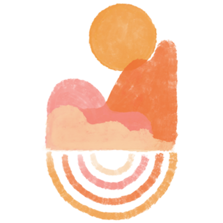 Sunset abstrato