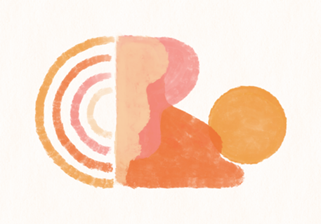 Sunset abstrato