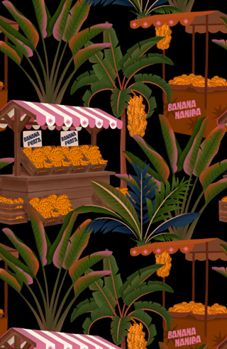 Dia de Feira - Bananas Tropicais