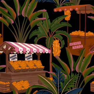Dia de Feira - Bananas Tropicais