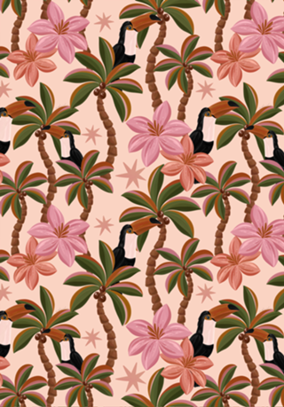 Tucanos ao Entardecer Tropical