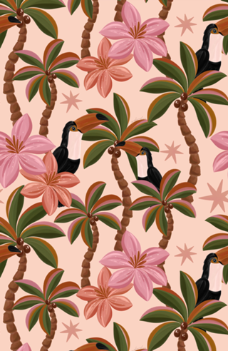 Tucanos ao Entardecer Tropical