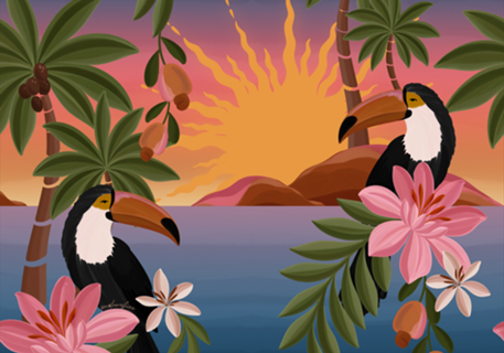Entardecer Tropical