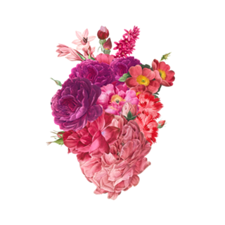 Blooming Roses Heart