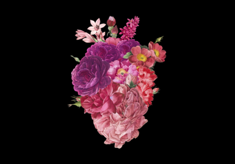 Blooming Roses Heart