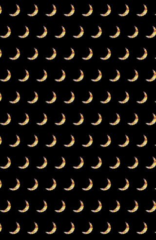 Floral Spring Crescent Moon