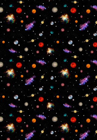 Cosmic Spring Floral Universe
