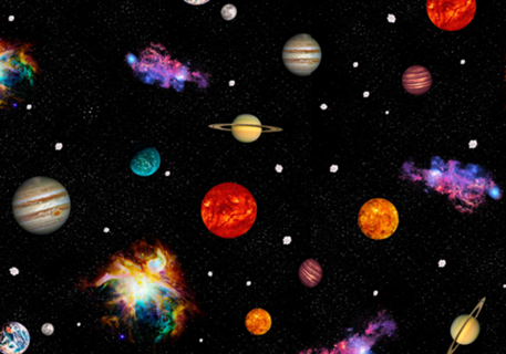Cosmic Spring Floral Universe