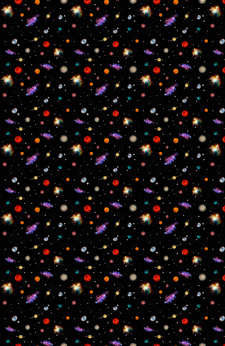 Cosmic Spring Floral Universe