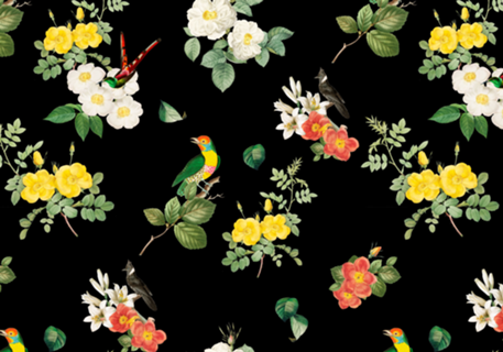 Tropical Bird Garden Dark