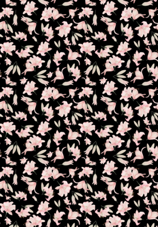 Floral (fundo preto)
