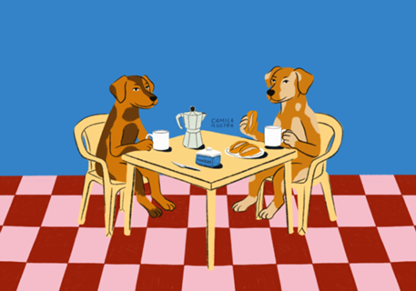 Café da cachorrada