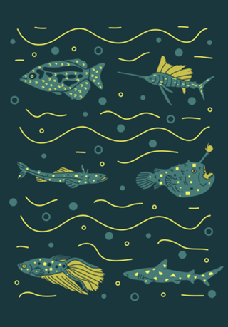 Peixes no Mar