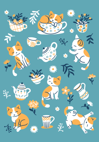 Chá e Gatos