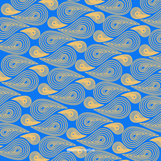 Teardrop lines pattern
