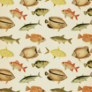 Pattern Peixes Vintage nº 1