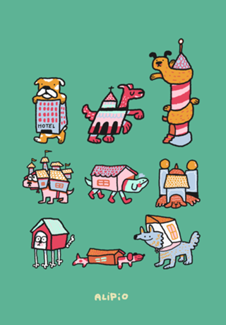 Cães e casas