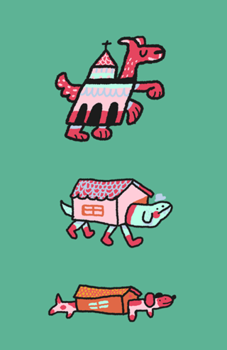 Cães e casas