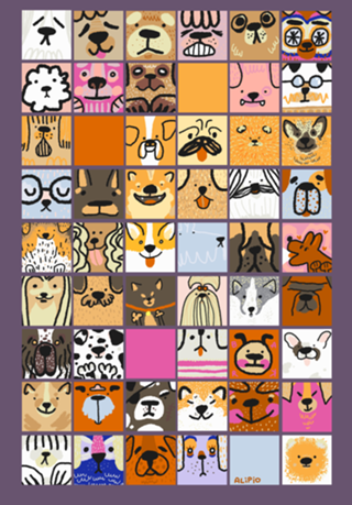 50 Faces de Cachorro
