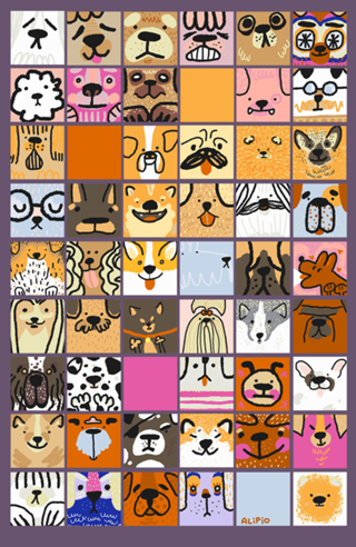 50 Faces de Cachorro