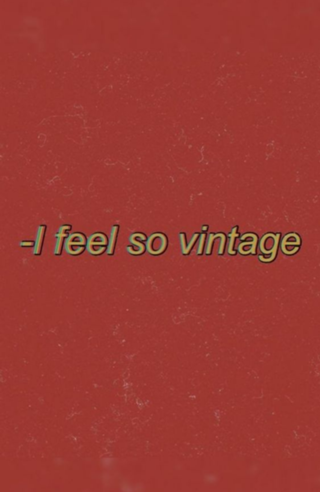 Feeling vintage