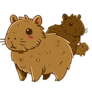 Capivara - Coleção Fauna Fofa