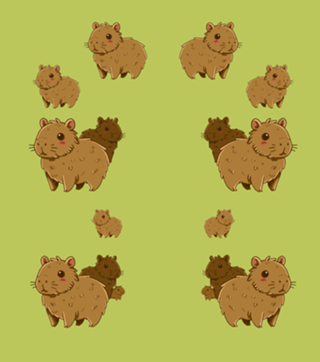 Capivara - Coleção Fauna Fofa