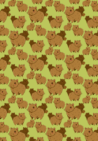 Capivara - Coleção Fauna Fofa