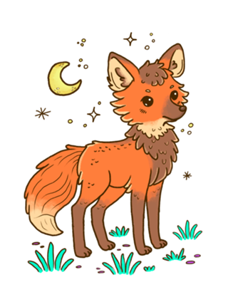 Lobo Guará - Coleção Fauna Fofa