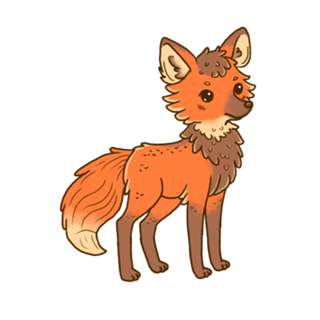 Lobo Guará - Coleção Fauna Fofa